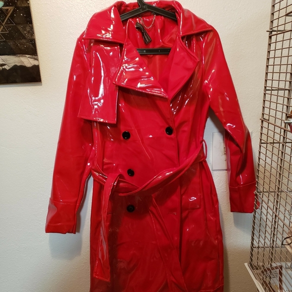Forever audrey red raincoat Clearance